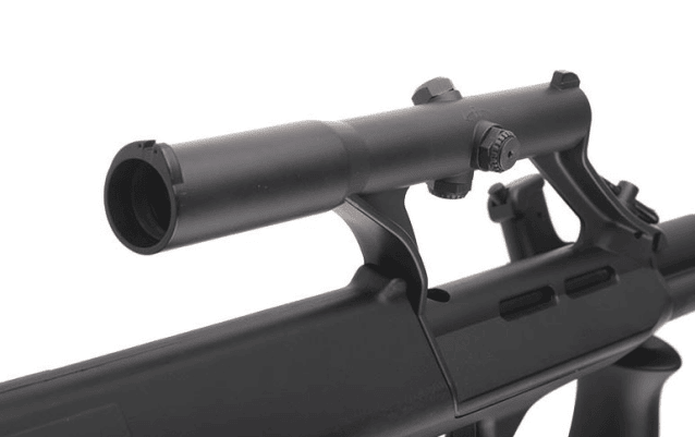 Snow Wolf Aug A1 Tactical aeg with scope (black) - Airsoft Guns Used In Movies / Games - view 3
