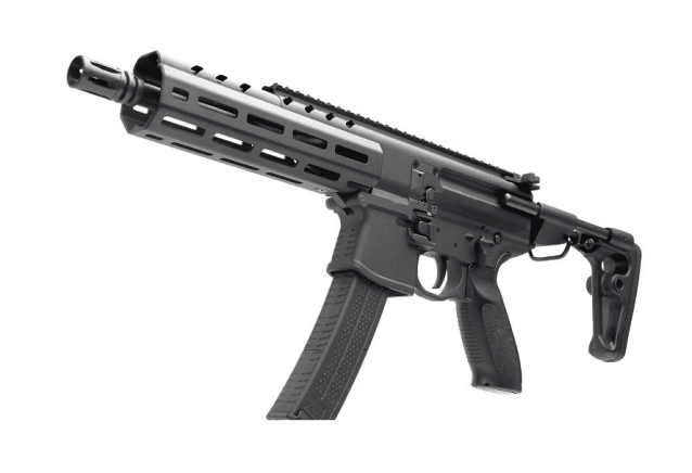 AA/APFG 8" M-Lok MPX Gas Blowback Rifle (Black) - New Airsoft Products - view 4