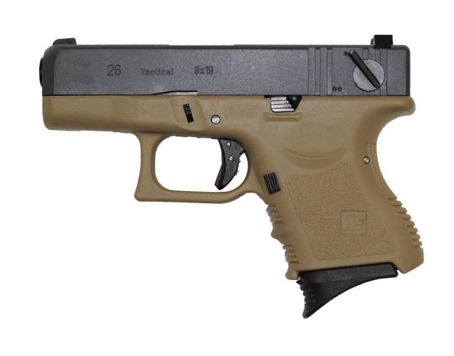 WE Eu 26 Gas Blow Back Pistol Tan - Airsoft G Series / EU Series