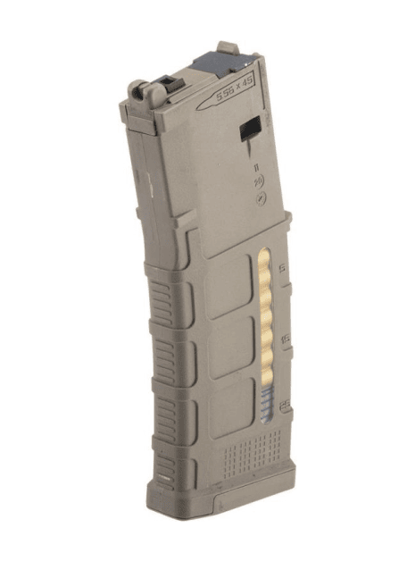 EMG Helios Noveske N4 M4 MWS Gen 3 Gas Magazine by Double Eagle 35 Rounds - Tan - New Airsoft Products - view 4