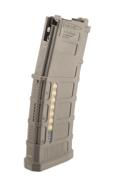 EMG Helios Noveske N4 M4 MWS Gen 3 Gas Magazine by Double Eagle 35 Rounds - Tan - New Airsoft Products - view 3