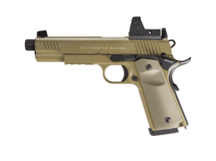 Secutor - Rudis Magna - 1911 - VII Custom Pistol (Co2 Powered - Gas Ready - Tan)