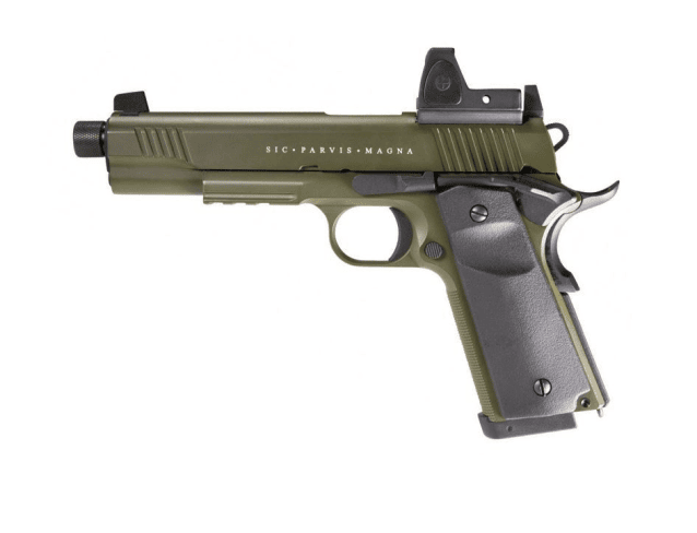Secutor - Rudis Magna - 1911 - VII Custom Pistol (Co2 Powered - Gas Ready - Green) - New Airsoft Products