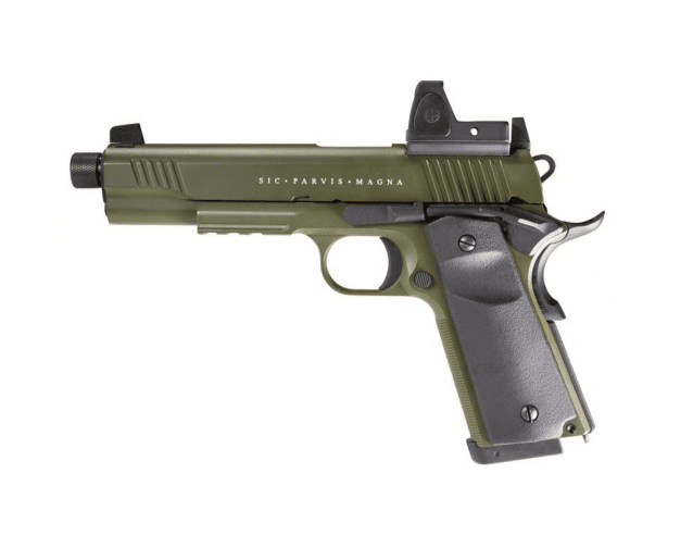 Secutor - Rudis Magna - 1911 - VII Custom Pistol (Co2 Powered - Gas Ready - Green) - New Airsoft Products - view 5