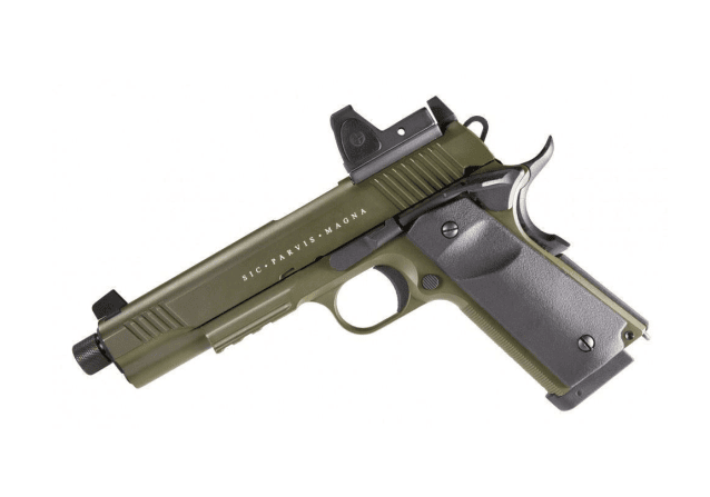 Secutor - Rudis Magna - 1911 - VII Custom Pistol (Co2 Powered - Gas Ready - Green) - New Airsoft Products - view 4