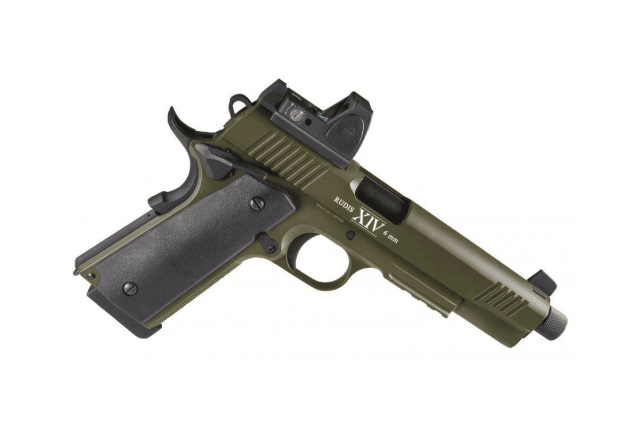 Secutor - Rudis Magna - 1911 - VII Custom Pistol (Co2 Powered - Gas Ready - Green) - New Airsoft Products - view 3