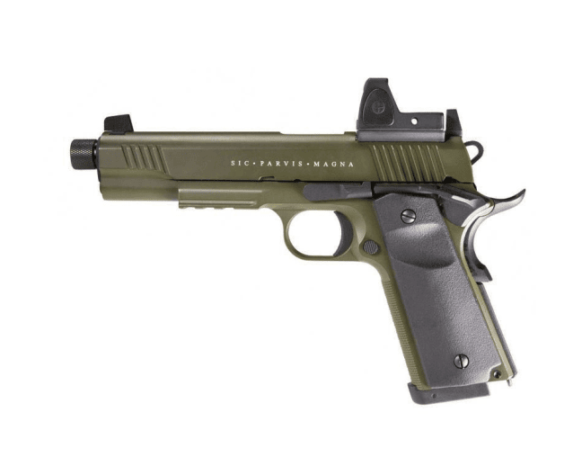 Secutor - Rudis Magna - 1911 - VII Custom Pistol (Co2 Powered - Gas Ready - Green) - New Airsoft Products - view 2