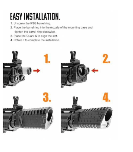 ACETECH KSG SHOTGUN QUARK K TRACER UNIT - AceTech Airsoft - view 2
