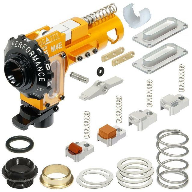 MAXX CNC Aluminum Hopup Chamber M4E (For Standard M4) - New Airsoft Products