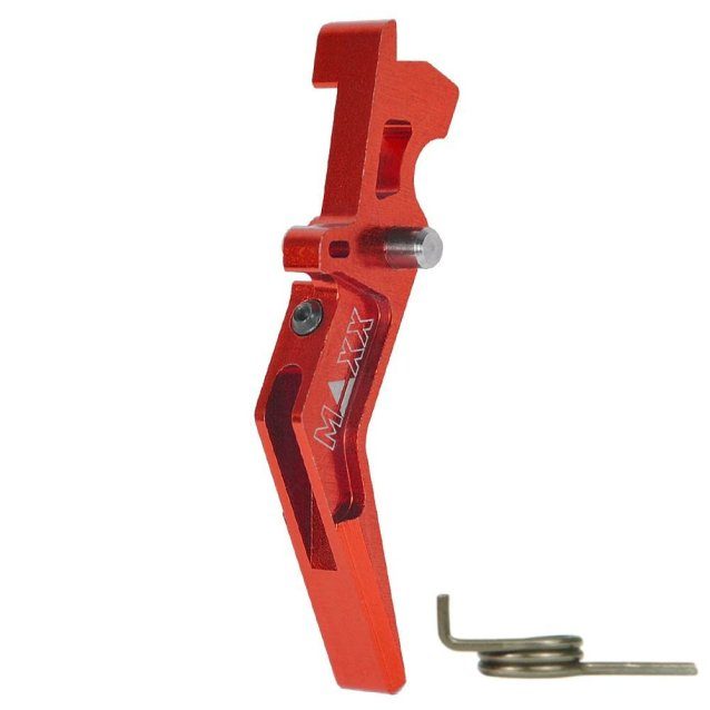 Maxx model cnc aluminum advanced speed trigger (style a) (Red) - Airsoft AEG Triggers - view 3