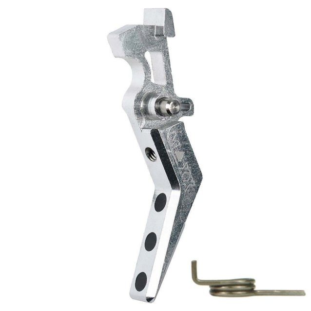 Maxx model cnc aluminum advanced speed trigger (style a) (Silver) - Airsoft AEG Triggers