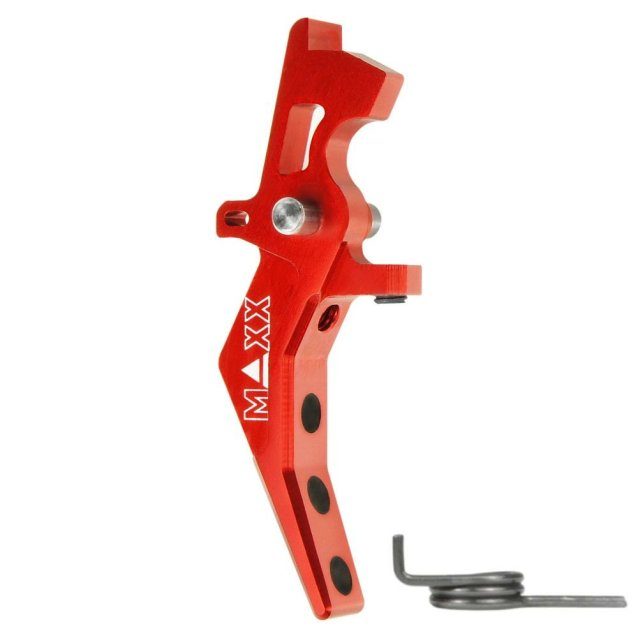 Maxx model cnc aluminum advanced speed trigger (style b) ( Red ) - Airsoft AEG Triggers - view 2