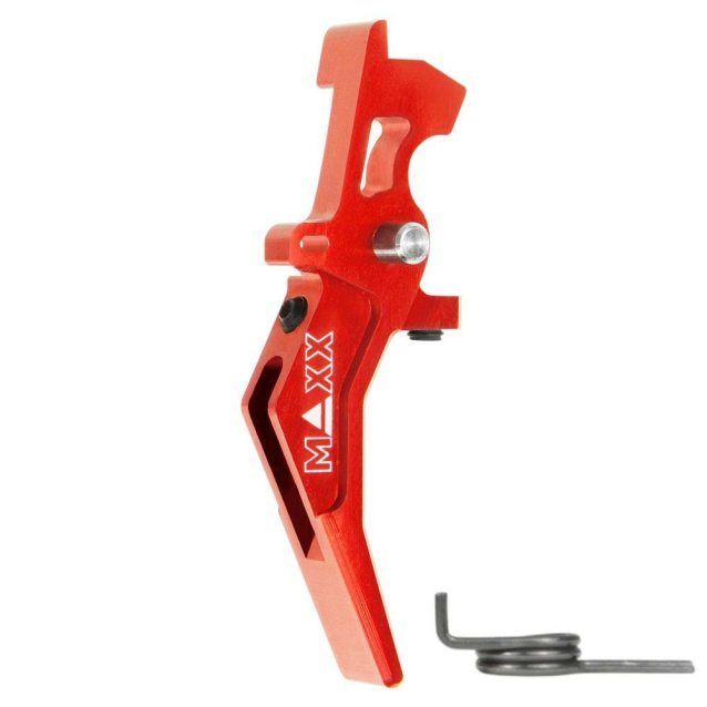 Maxx model cnc aluminum advanced speed trigger (style b) ( Red ) - Airsoft AEG Triggers - view 4