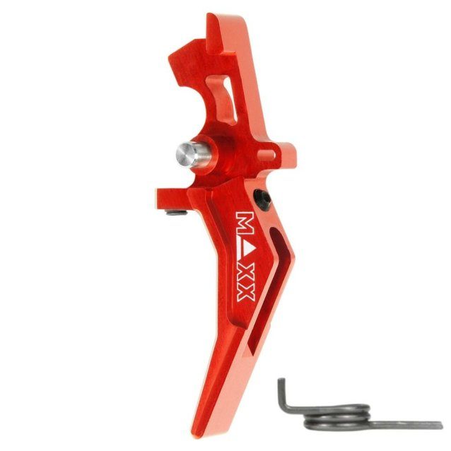 Maxx model cnc aluminum advanced speed trigger (style b) ( Red ) - Airsoft AEG Triggers - view 3