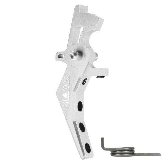 Maxx model cnc aluminum advanced speed trigger (style b) ( Silver ) - Airsoft AEG Triggers - view 2