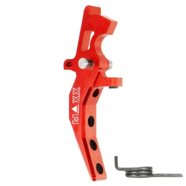 Maxx model cnc aluminum advanced speed trigger (style c) ( Red ) - Airsoft AEG Triggers - view 2