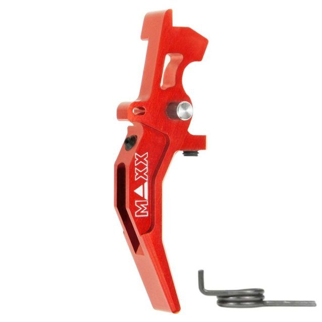 Maxx model cnc aluminum advanced speed trigger (style c) ( Red ) - Airsoft AEG Triggers - view 3