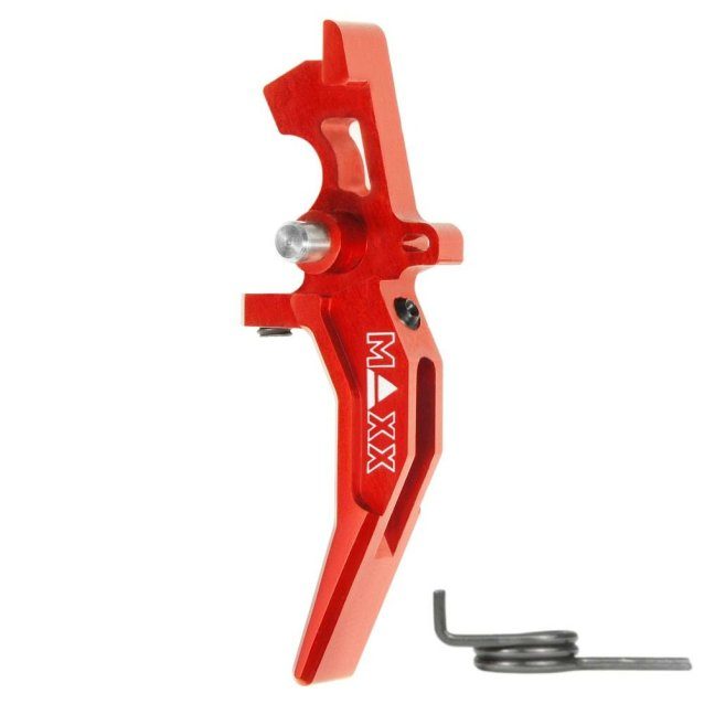 Maxx model cnc aluminum advanced speed trigger (style c) ( Red ) - Airsoft AEG Triggers - view 4