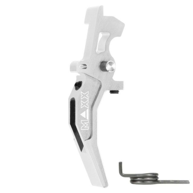 Maxx model cnc aluminum advanced speed trigger (style c) ( Silver ) - Airsoft AEG Triggers - view 3