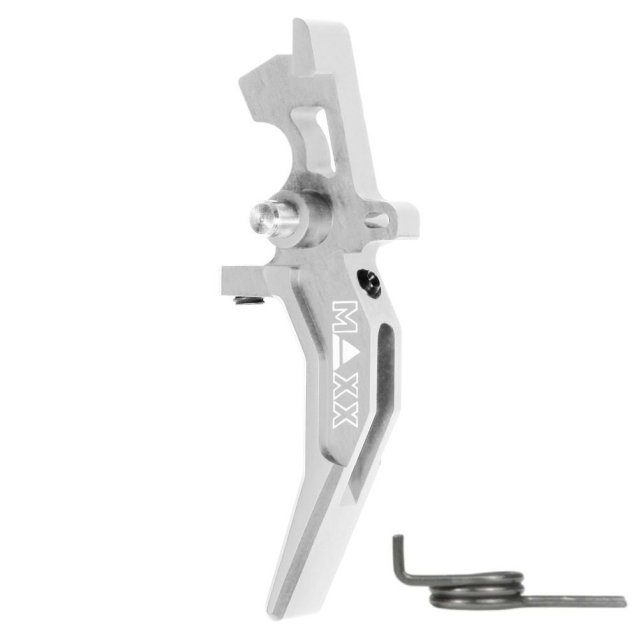 Maxx model cnc aluminum advanced speed trigger (style c) ( Silver ) - Airsoft AEG Triggers - view 2