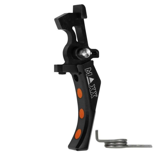 Maxx model cnc aluminum advanced speed trigger (style d) (black) - Airsoft AEG Triggers