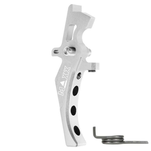 Maxx model cnc aluminum advanced speed trigger (style d) (Silver) - Airsoft AEG Triggers - view 2