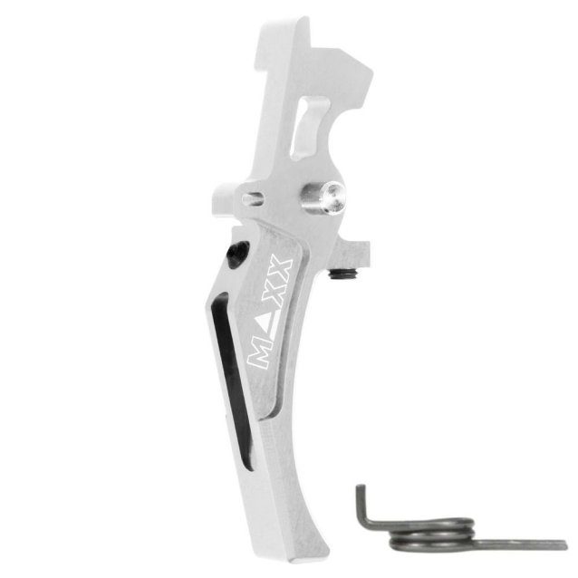 Maxx model cnc aluminum advanced speed trigger (style d) (Silver) - Airsoft AEG Triggers - view 3