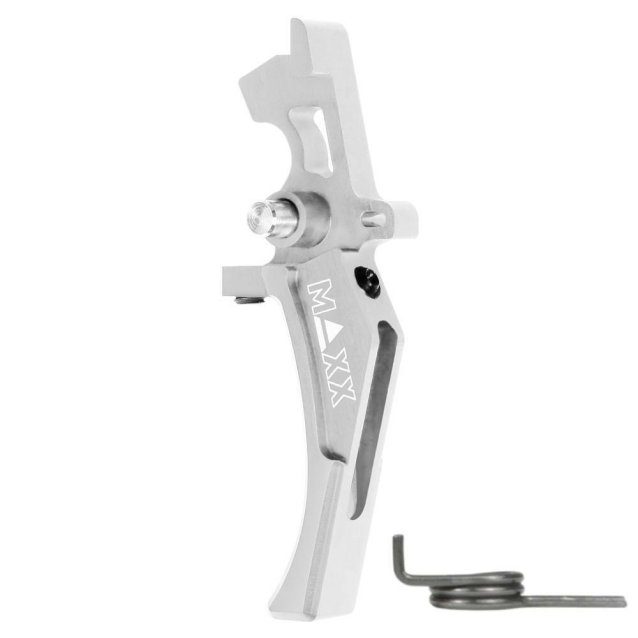 Maxx model cnc aluminum advanced speed trigger (style d) (Silver) - Airsoft AEG Triggers - view 4
