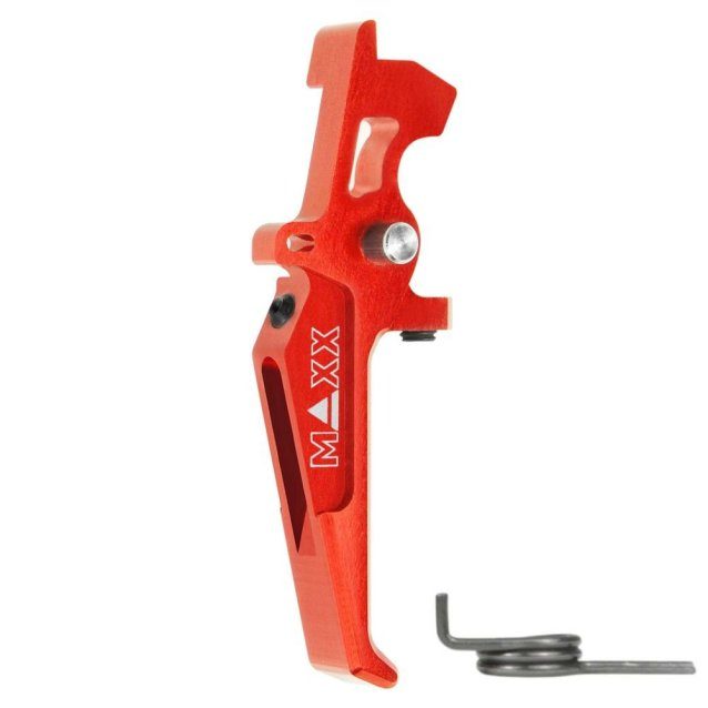 Maxx model cnc aluminum advanced speed trigger (style e) (Red) - Airsoft AEG Triggers - view 4