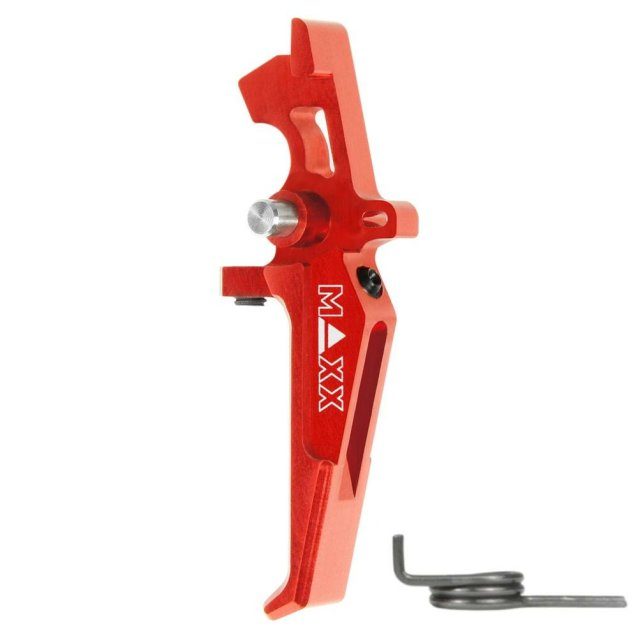 Maxx model cnc aluminum advanced speed trigger (style e) (Red) - Airsoft AEG Triggers - view 3