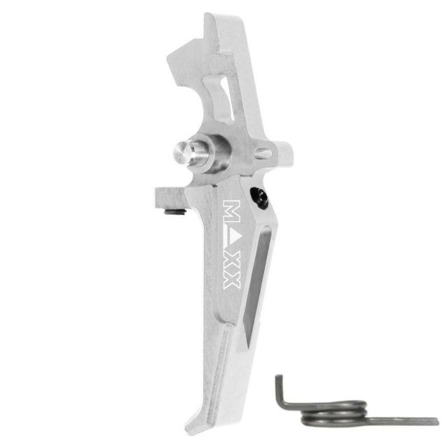 Maxx model cnc aluminum advanced speed trigger (style e) (Silver) - Airsoft AEG Triggers - view 2