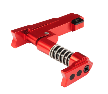 Maxx CNC Aluminum Advanced Magazine Release (Style A) ( Red ) - New Airsoft Products - view 3