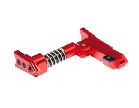 Maxx CNC Aluminum Advanced Magazine Release (Style A) ( Red ) - New Airsoft Products - view 5
