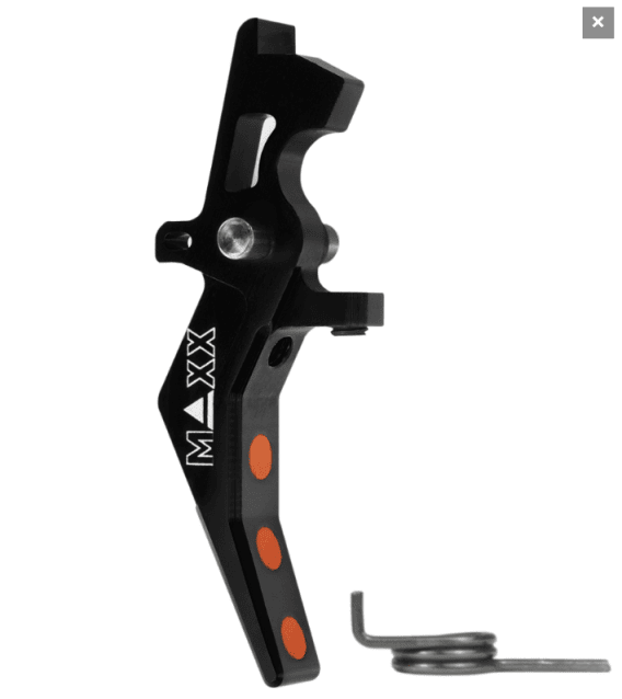 Maxx model cnc aluminum advanced speed trigger (style b) ( Black ) - Airsoft AEG Triggers - view 2