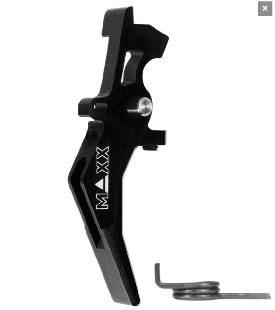 Maxx model cnc aluminum advanced speed trigger (style b) ( Black ) - Airsoft AEG Triggers - view 3