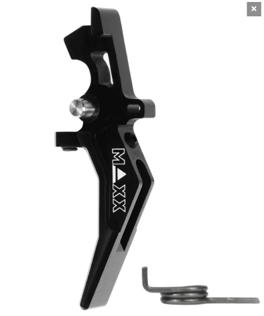 Maxx model cnc aluminum advanced speed trigger (style b) ( Black ) - Airsoft AEG Triggers - view 4