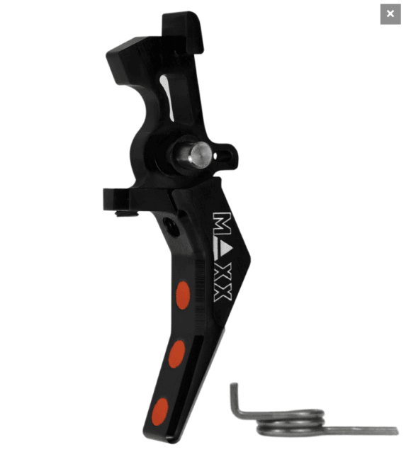 Maxx model cnc aluminum advanced speed trigger (style b) ( Black ) - Airsoft AEG Triggers - view 5