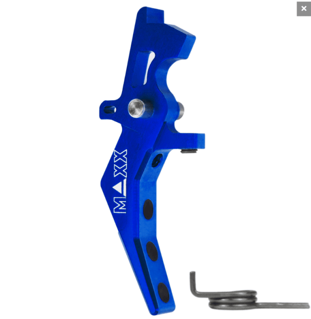 Maxx model cnc aluminum advanced speed trigger (style b) ( Blue ) - Airsoft AEG Triggers - view 2