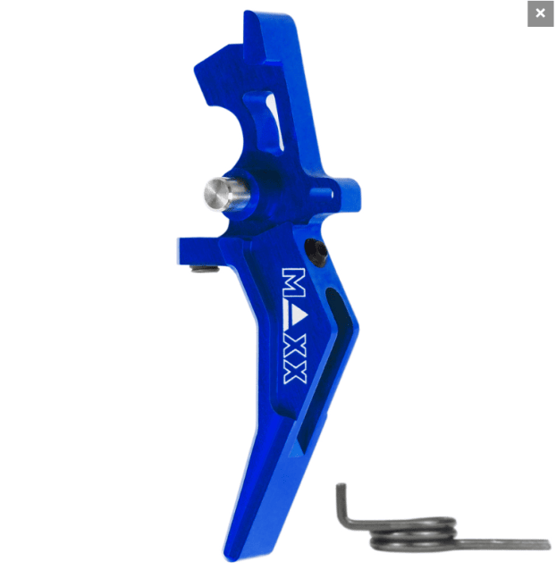 Maxx model cnc aluminum advanced speed trigger (style b) ( Blue ) - Airsoft AEG Triggers - view 4