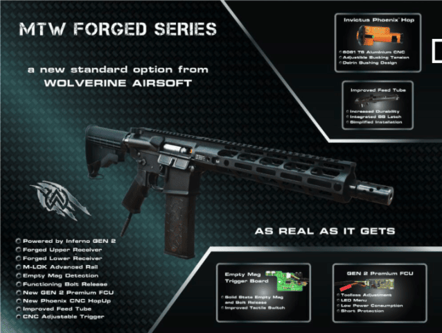 WOLVERINE AIRSOFT MTW 10" "FORGED " EDITION - New Airsoft Products - view 2