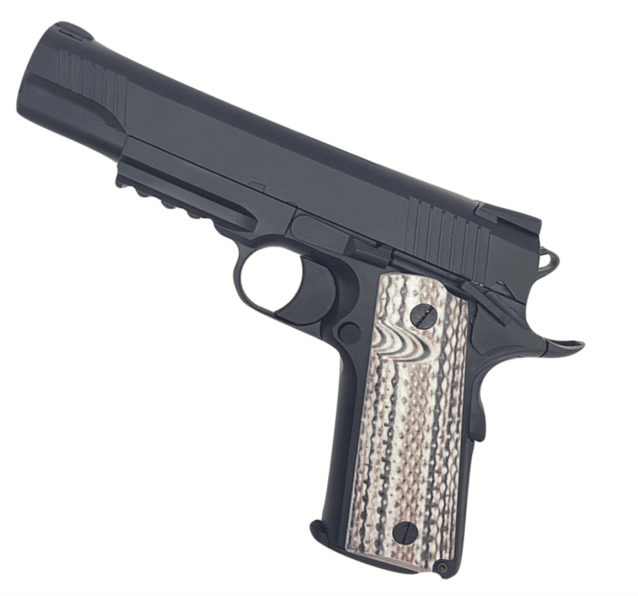 SRC 1911A1 GAS BLOWBACK PISTOL SR45A1 BLACK - Airsoft Pistols
