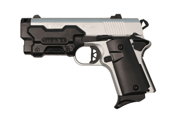 Double Bell AM45 Vorpal Bunny Gas Blowback Pistol (Silver/Black - Metal - 796-2) - Airsoft 1911 Pistols
