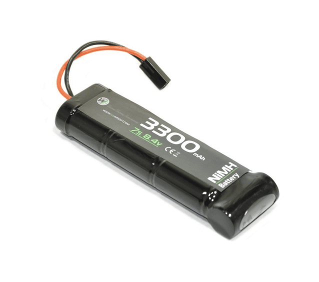 WE NiMH 3300mah 8.4V Tamiya Battery - Airsoft Clearance Items