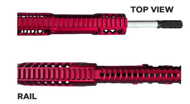 F1 Firearms x EMG Arms 12.75inch C7M M-LOK (With SDU2.0 Gearbox - Programmable MOSFET - Red) - AEG Airsoft Assault Rifles - view 5
