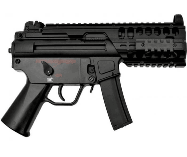 JG Swat 5K-A1 Railed CQB SMG (Inc. Battery and Charger - 202T - Black) - JG Works - view 2