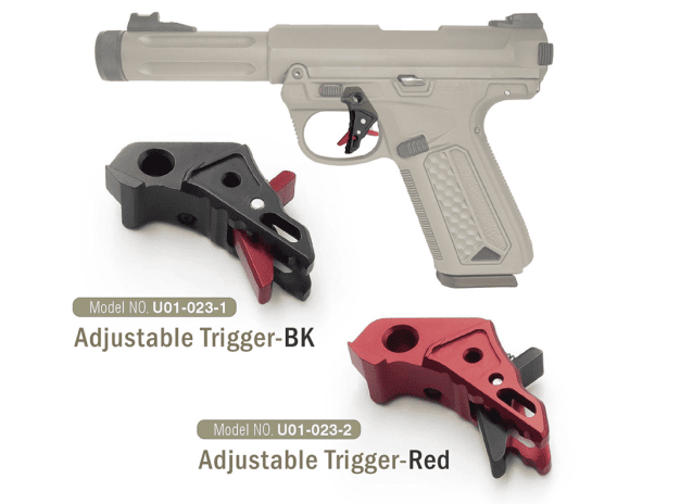 Action Army AAP01/C Adjustable Trigger - Red - Airsoft Pistol Upgrades - view 2