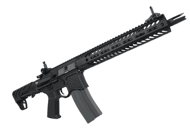 SBR8 EMG SEEKINS PRECISION AEG RIFLE (12") (BLACK) - G&G - view 4