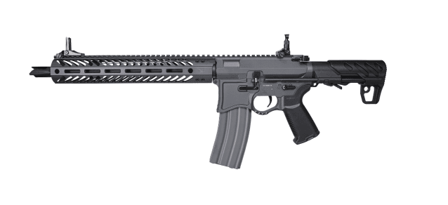 SBR8 EMG SEEKINS PRECISION AEG RIFLE (12") (BATTLESHIP GREY) - G&G