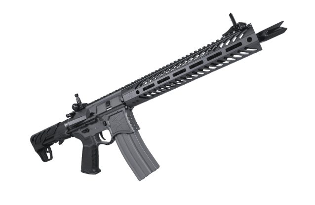 SBR8 EMG SEEKINS PRECISION AEG RIFLE (12") (BATTLESHIP GREY) - G&G - view 4