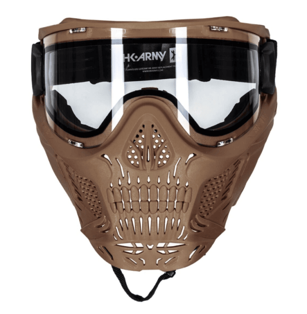HK Army HSTL Skull Goggle - Tan - Airsoft Face Protection - view 3
